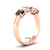 Load image into Gallery viewer, 2-ct-black-diamond-emerald-cut-5-stone-wedding-band-in-rose-gold-fdwb8008emblackangle2-2.00ct-nl-rg-hw