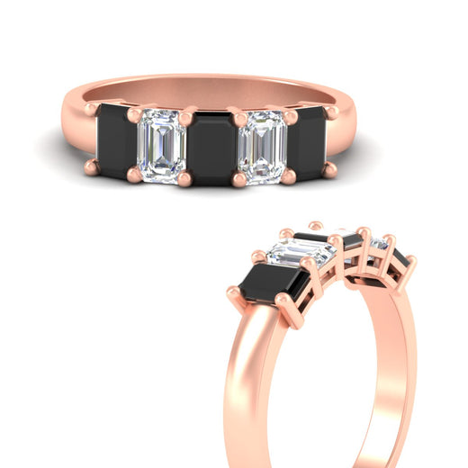 2-ct-black-diamond-emerald-cut-5-stone-wedding-band-in-rose-gold-fdwb8008emblackangle3-2.00ct-nl-rg