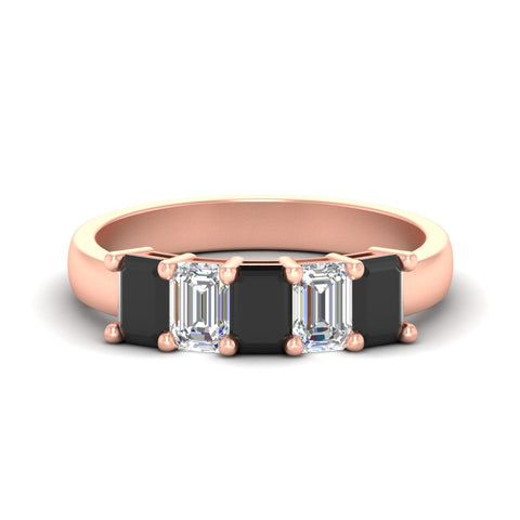 2-ct-black-diamond-emerald-cut-5-stone-wedding-band-in-rose-gold-fdwb8008emblacksleep-2.00ct-nl-rg