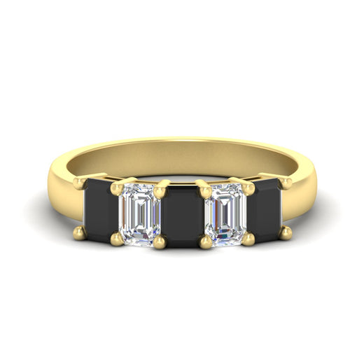 2-ct-black-diamond-emerald-cut-5-stone-wedding-band-in-yellow-gold-fdwb8008emblacksleep-2.00ct-nl-yg