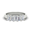 Load image into Gallery viewer, 2-ct-diamond-emerald-cut-5-stone-wedding-band-in-platinum-fdwb8008emsleep-2.00ct-nl-wg
