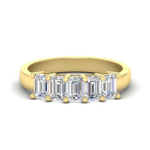2-ct-diamond-emerald-cut-5-stone-wedding-band-in-yellow-gold-fdwb8008emsleep-2.00ct-nl-yg