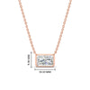 Load image into Gallery viewer, 2-ct-east-west-radiant-cut-bezel-diamond-pendant-in-rose-gold-fdpd11763raangle1-2.00ct-nl-rg-hw.jpg