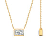 Load image into Gallery viewer, 2-ct-east-west-radiant-cut-bezel-diamond-pendant-in-yellow-gold-fdpd11763raangle2-2.00ct-nl-yg.jpg