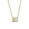 Load image into Gallery viewer, 2-ct-east-west-radiant-cut-bezel-diamond-pendant-in-yellow-gold-fdpd11763raangle3-2.00ct-nl-yg.jpg