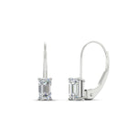 Load image into Gallery viewer, 2-ct-emerald-cut-diamond-single-stone-earrings-in-white-gold-FD-EAR9225EM-2.00 CT-NL-WG
