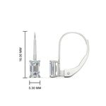 Load image into Gallery viewer, 2-ct-emerald-cut-diamond-single-stone-earrings-in-white-gold-FD-EAR9225EM-2.00 CT-NL-WG
