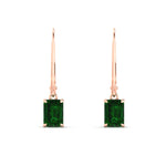 Load image into Gallery viewer, 2-ct-emerald-cut-emerald-drop-earrings-in-rose-gold-fdear11236emgemgrangle2-2.00ct-nl-rg.jpg?v=1765364320