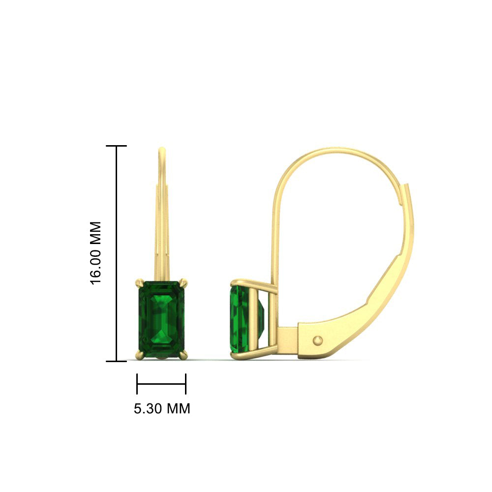 2-ct-emerald-cut-emerald-single-stone-earrings-in-yellow-gold-FD-EAR9225EMGEMGR-2.00 CT-NL-YG