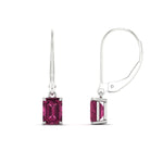 Load image into Gallery viewer, 2-ct-emerald-cut-pink-sapphire-drop-earrings-in-white-gold-fdear11236emgsadrpiangle4-2.00ct-nl-wg.jpg?v=1765364319