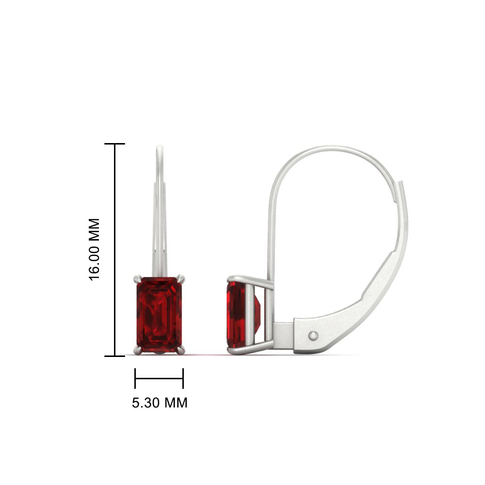 2-ct-emerald-cut-ruby-single-stone-earrings-in-white-gold-FD-EAR9225EMGRUDR-2.00 CT-NL-WG