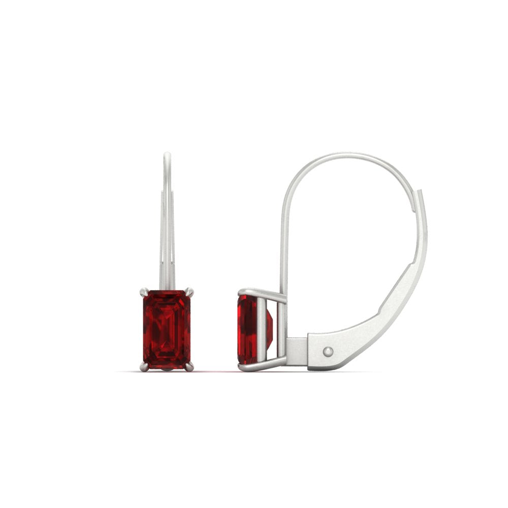 2-ct-emerald-cut-ruby-single-stone-earrings-in-white-gold-FD-EAR9225EMGRUDR-2.00 CT-NL-WG