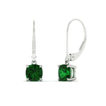 Load image into Gallery viewer, 2-ct-leverback-cushion-cut-emerald-drop-earrings-in-white-gold-fdear11236cugemgrangle1-2.00ct-nl-wg.jpg?v=1765359800