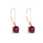 Load image into Gallery viewer, 2-ct-leverback-cushion-cut-pink-sapphire-drop-earrings-in-rose-gold-fdear11236cugsadrpiangle3-2.00ct-nl-rg.jpg?v=1765359801