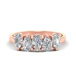 Load image into Gallery viewer, 2-ct-pear-shape-5-stone-diamond-wedding-band-in-rose-gold-fdwb8008pesleep-2.00ct-nl-rg.jpg