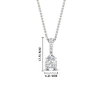 Load image into Gallery viewer, Pear Shaped Pavé Diamond Bail Pendant