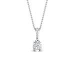 Load image into Gallery viewer, Pear Shaped Pavé Diamond Bail Pendant