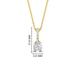 Load image into Gallery viewer, Pear Shaped Pavé Diamond Bail Pendant
