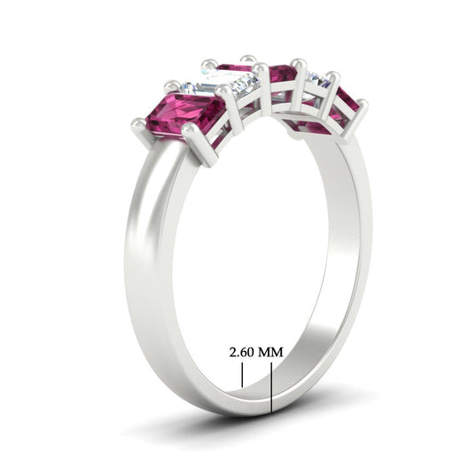 2-ct-pink-sapphire-emerald-cut-5-stone-wedding-band-in-white-gold-fdwb8008emgsadrpiangle2-2.00ct-nl-wg-hw