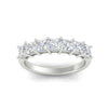 Load image into Gallery viewer, 2-ct-princess-cut-7-stone-wedding-band-in-platinum-fdwb8008prangle5-2.00ct-nl-wg.jpg