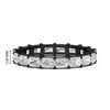 Load image into Gallery viewer, 2-ct-radiant-cut-diamond-east-west-prong-eternity-band-in-black-gold-fdwb11700rasleep-nl-bg-hw.jpg?v=1777871862