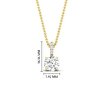 Load image into Gallery viewer, 2-ct-round-cut-pave-bail-pendant-diamond-in-yellow-gold-fdpd11636roangle1-8.00mm-nl-yg-hw.jpg?v=1769773614