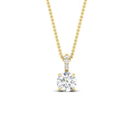 Load image into Gallery viewer, 2-ct-round-cut-pave-bail-pendant-diamond-in-yellow-gold-fdpd11636roangle1-8.00mm-nl-yg.jpg?v=1769773614