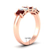 Load image into Gallery viewer, 2-ct-ruby-emerald-cut-5-stone-wedding-band-in-rose-gold-fdwb8008emgrudrangle2-2.00ct-nl-rg-hw