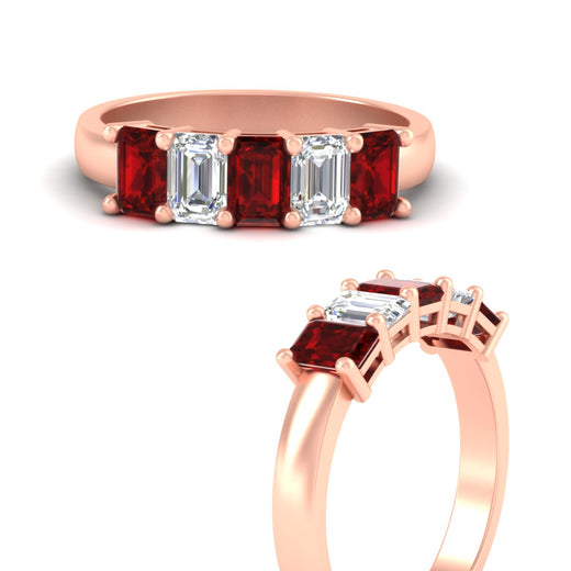 2-ct-ruby-emerald-cut-5-stone-wedding-band-in-rose-gold-fdwb8008emgrudrangle3-2.00ct-nl-rg