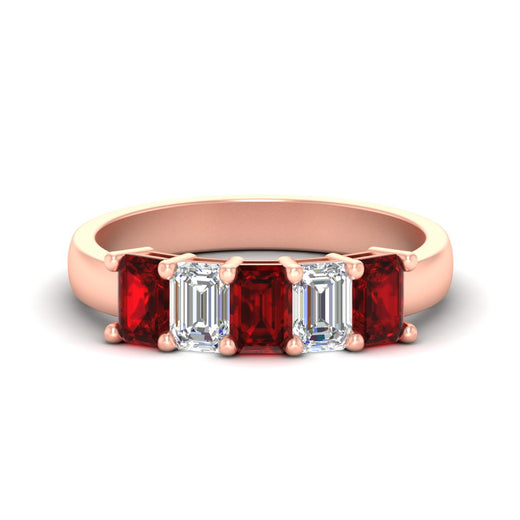 2-ct-ruby-emerald-cut-5-stone-wedding-band-in-rose-gold-fdwb8008emgrudrsleep-2.00ct-nl-rg