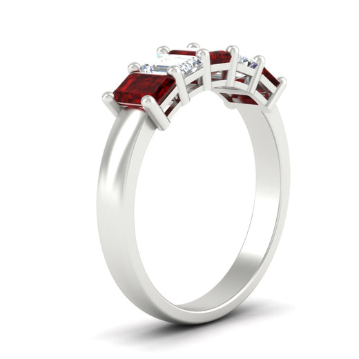 2-ct-ruby-emerald-cut-5-stone-wedding-band-in-white-gold-fdwb8008emgrudrangle2-2.00ct-nl-wg
