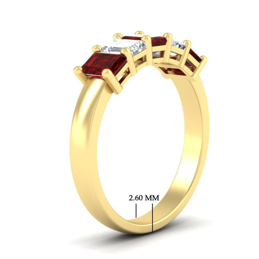 2-ct-ruby-emerald-cut-5-stone-wedding-band-in-yellow-gold-fdwb8008emgrudrangle2-2.00ct-nl-yg-hw