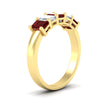 Load image into Gallery viewer, 2-ct-ruby-emerald-cut-5-stone-wedding-band-in-yellow-gold-fdwb8008emgrudrangle2-2.00ct-nl-yg