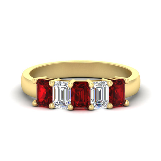 2-ct-ruby-emerald-cut-5-stone-wedding-band-in-yellow-gold-fdwb8008emgrudrsleep-2.00ct-nl-yg