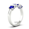 Load image into Gallery viewer, 2-ct-sapphire-emerald-cut-5-stone-wedding-band-in-white-gold-fdwb8008emgsablangle2-2.00ct-nl-wg-hw