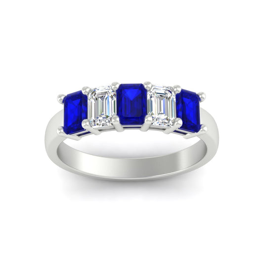 2-ct-sapphire-emerald-cut-5-stone-wedding-band-in-white-gold-fdwb8008emgsablangle5-2.00ct-nl-wg