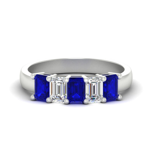 2-ct-sapphire-emerald-cut-5-stone-wedding-band-in-white-gold-fdwb8008emgsablsleep-2.00ct-nl-wg