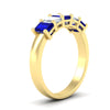 Load image into Gallery viewer, 2-ct-sapphire-emerald-cut-5-stone-wedding-band-in-yellow-gold-fdwb8008emgsablangle2-2.00ct-nl-yg