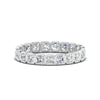 Load image into Gallery viewer, 2-ct.-asscher-diamond-bezel-set-eternity-ring-in-white-gold-FD10567AS-0.10CT-NL-WG