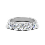 Load image into Gallery viewer, 2-ct.-diamond-trellis-5-stone-wedding-band-in-white-gold-FD10769RO-2.00CTANGLE3-NL-WG
