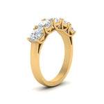Load image into Gallery viewer, 2-ct.-diamond-trellis-5-stone-wedding-band-in-yellow-gold-FD10769RO-2.00CTANGLE3-NL-YG
