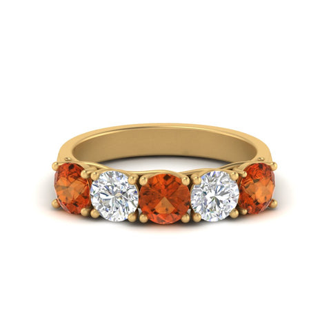 2-ct.-diamond-trellis-5-stone-wedding-band-with-orange-sapphire-in-yellow-gold-FD10769RO-2.00CTGSAORANGLE3-NL-YG