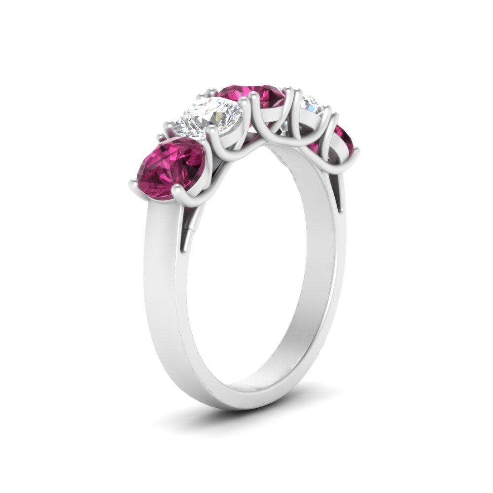 2-ct.-diamond-trellis-5-stone-wedding-band-with-pink-sapphire-in-white-gold-FD10769RO-2.00CTGSADRPIANGLE3-NL-WG