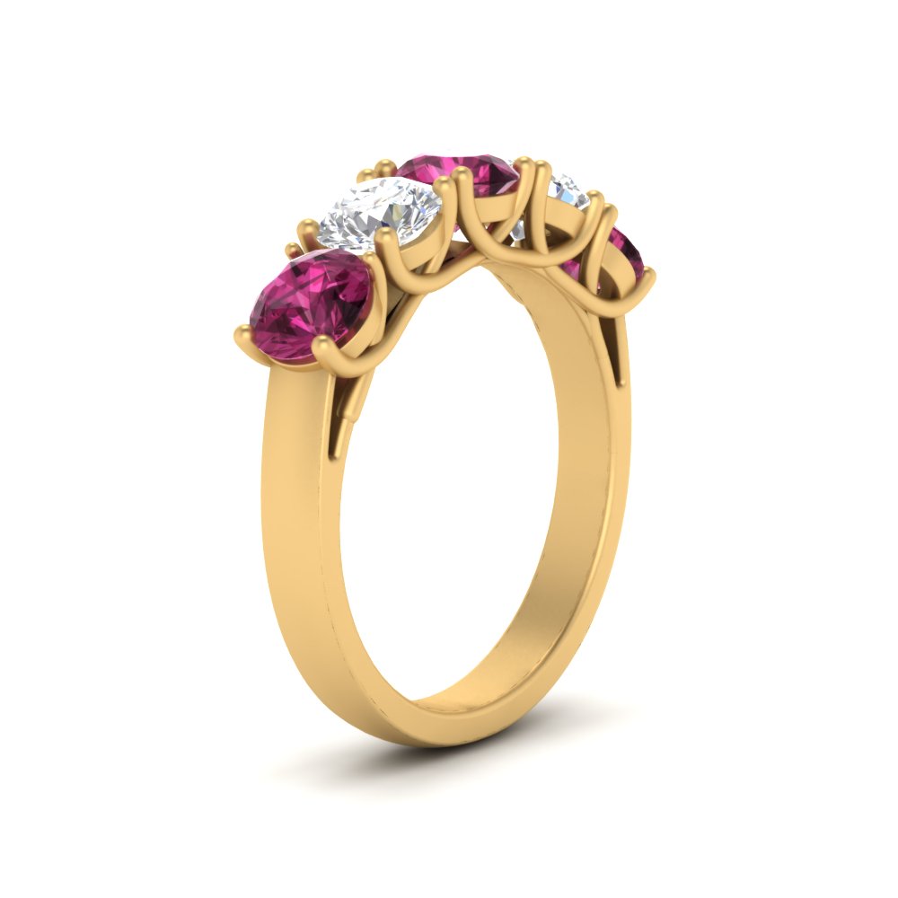 2-ct.-diamond-trellis-5-stone-wedding-band-with-pink-sapphire-in-yellow-gold-FD10769RO-2.00CTGSADRPIANGLE3-NL-YG