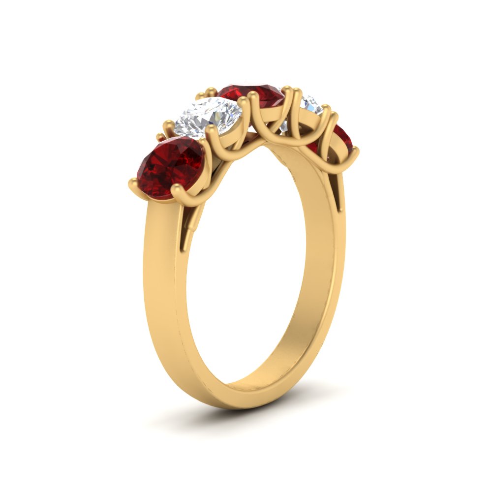 2-ct.-diamond-trellis-5-stone-wedding-band-with-ruby-in-yellow-gold-FD10769RO-2.00CTGRUDRANGLE3-NL-YG