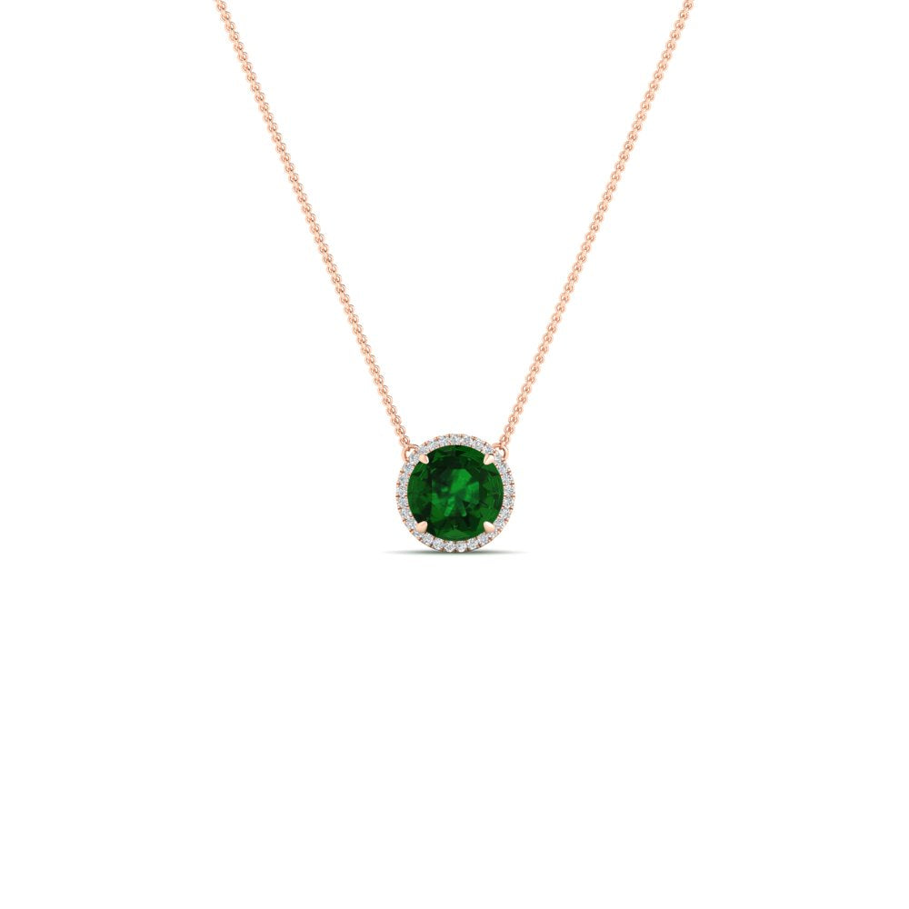 2-ctw-round-halo-diamond-anniversary-necklace-with-emerald-in-FDPD10984GEMGR-2.00CT-NL-RG-CS