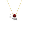 Load image into Gallery viewer, 2-ctw-round-halo-diamond-anniversary-necklace-with-ruby-in-FDPD10984GRUDR-2.00CT-NL-YG-CS