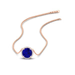 Load image into Gallery viewer, 2-ctw-round-halo-diamond-anniversary-necklace-with-sapphire-in-FDPD10984GSABL-2.00CT-NL-RG-CS