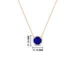 Load image into Gallery viewer, 2-ctw-round-halo-diamond-anniversary-necklace-with-sapphire-in-FDPD10984GSABL-2.00CT-NL-RG-CS
