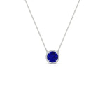 Load image into Gallery viewer, 2-ctw-round-halo-diamond-anniversary-necklace-with-sapphire-in-FDPD10984GSABL-2.00CT-NL-WG-CS